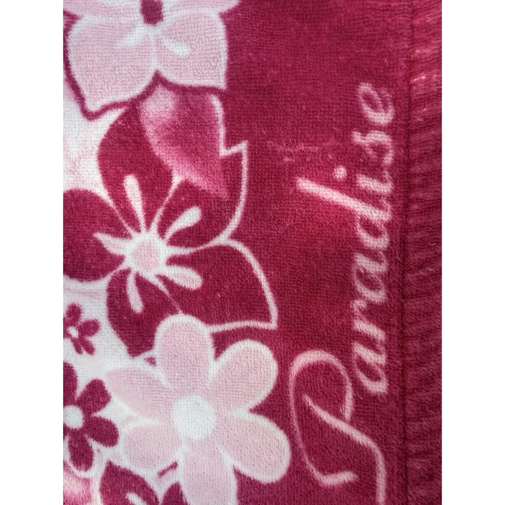 Vintage Lil Bratz Paradise Beach Towel Hot Pink Flower 4 Doll  MGA 2003 Y2K